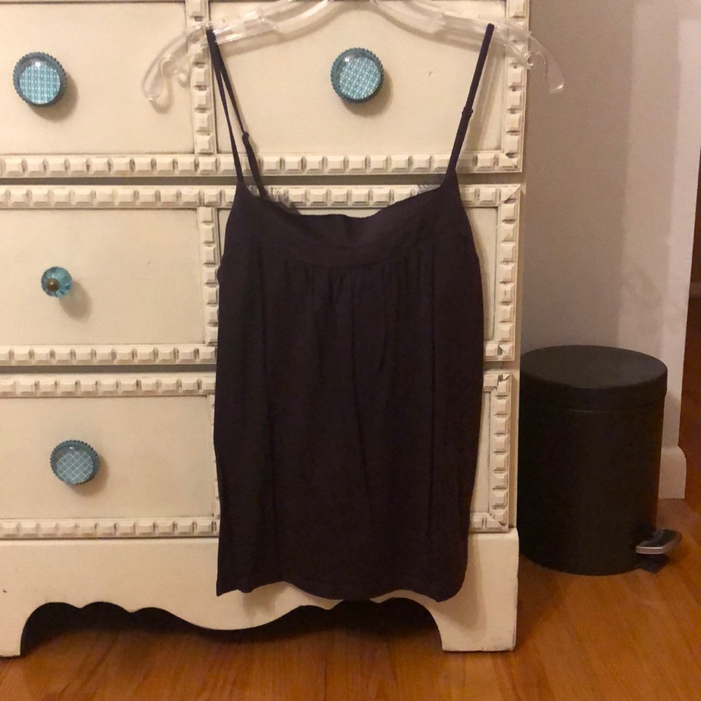 Dark Purple Crop Tank